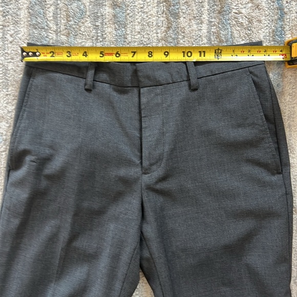 J. Crew Thompson men’s gray Pants tapered tailored modified 29x28.5 wool blend - Picture 3 of 8
